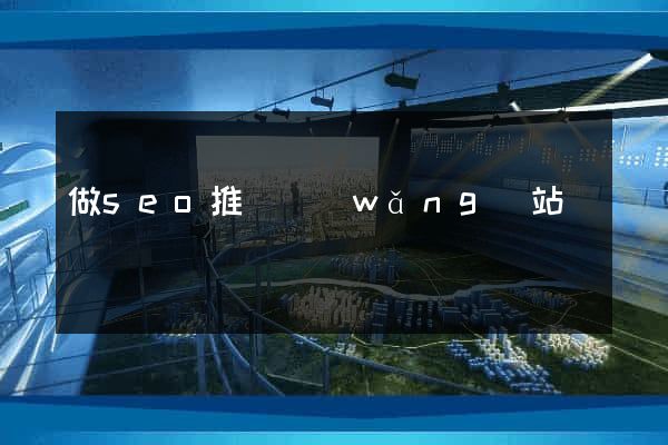 做seo推廣網(wǎng)站