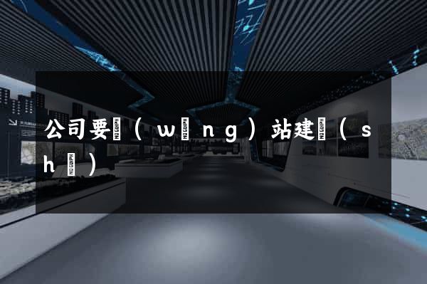 公司要網(wǎng)站建設(shè)