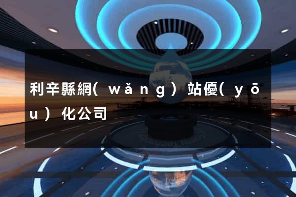 利辛縣網(wǎng)站優(yōu)化公司