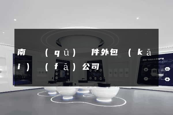 南匯區(qū)軟件外包開(kāi)發(fā)公司