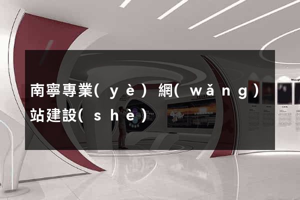 南寧專業(yè)網(wǎng)站建設(shè)