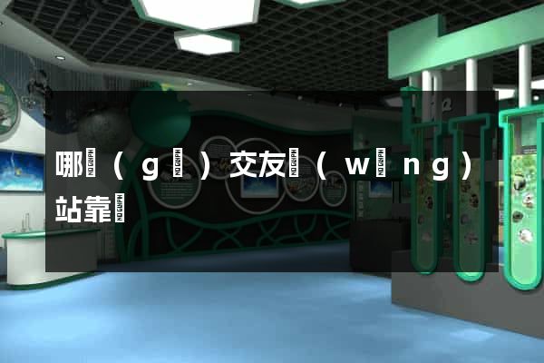 哪個(gè)交友網(wǎng)站靠譜