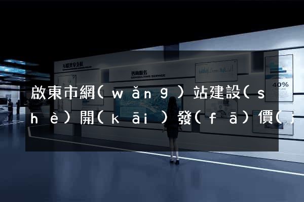 啟東市網(wǎng)站建設(shè)開(kāi)發(fā)價(jià)格