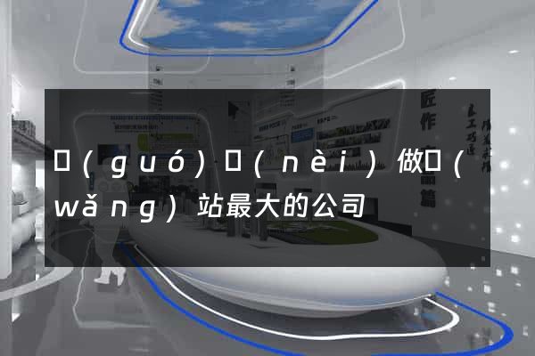 國(guó)內(nèi)做網(wǎng)站最大的公司