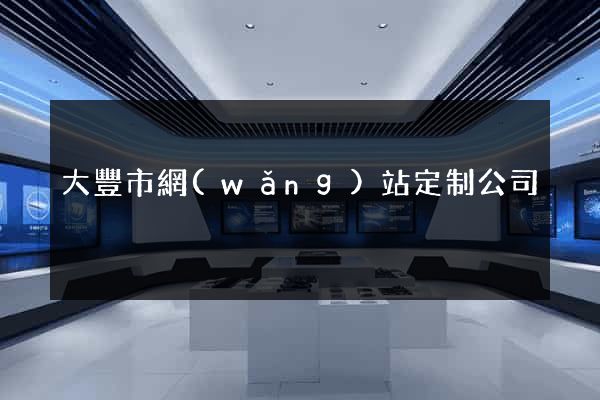 大豐市網(wǎng)站定制公司