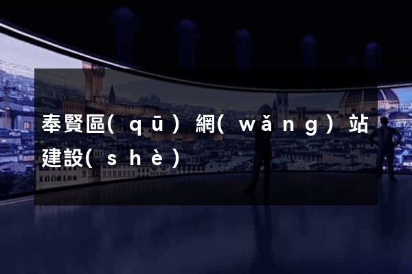 奉賢區(qū)網(wǎng)站建設(shè)