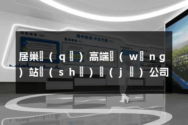 居巢區(qū)高端網(wǎng)站設(shè)計(jì)公司