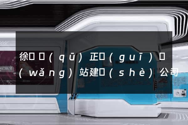 徐匯區(qū)正規(guī)網(wǎng)站建設(shè)公司