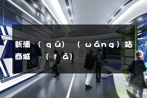 新浦區(qū)網(wǎng)站商城開發(fā)