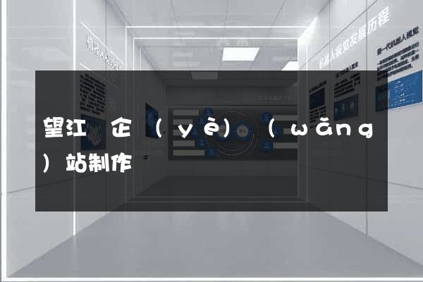望江縣企業(yè)網(wǎng)站制作