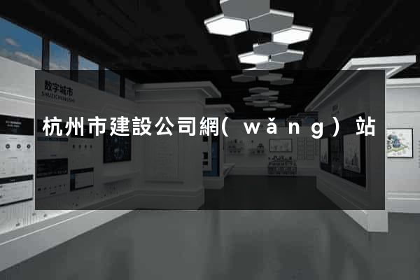 杭州市建設公司網(wǎng)站