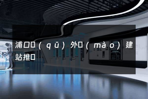 浦口區(qū)外貿(mào)建站推廣