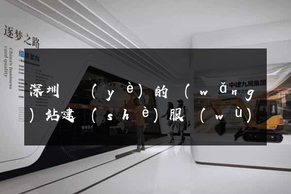 深圳專業(yè)的網(wǎng)站建設(shè)服務(wù)