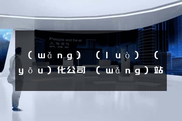 網(wǎng)絡(luò)優(yōu)化公司網(wǎng)站