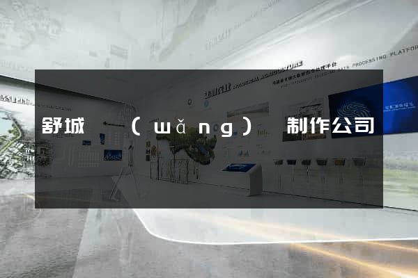 舒城縣網(wǎng)頁制作公司