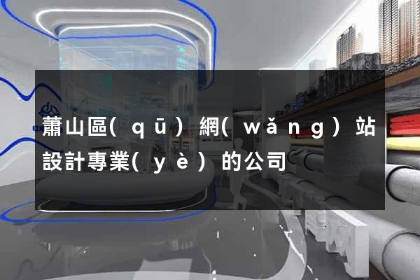 蕭山區(qū)網(wǎng)站設計專業(yè)的公司