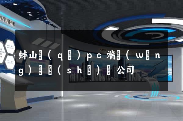 蚌山區(qū)pc端網(wǎng)頁設(shè)計公司