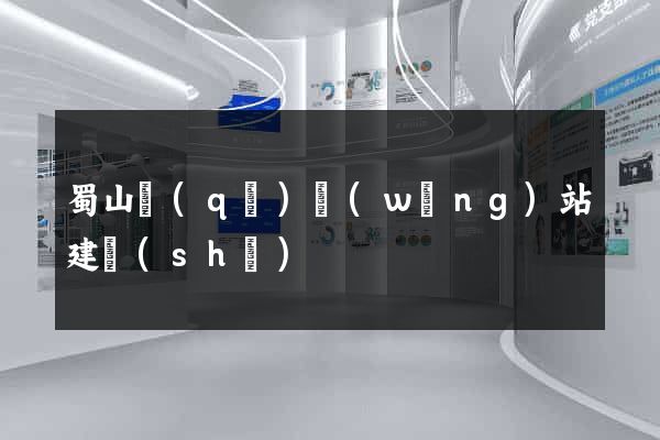 蜀山區(qū)網(wǎng)站建設(shè)