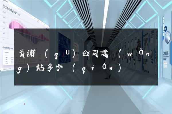 青浦區(qū)公司建網(wǎng)站多少錢(qián)